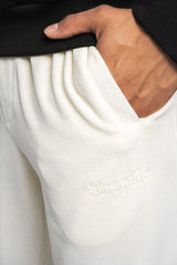 VELOURS PANT CREAM WHITE