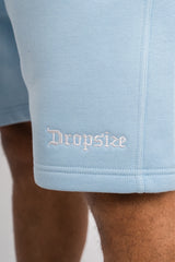 HEAVY SWEAT EMBO SHORT  V2 BABY BLUE