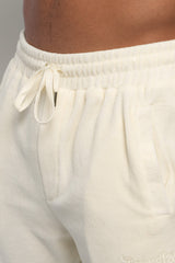 VELOURS PANT CREAM WHITE