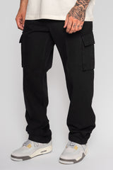 V2 CARGO JEANS SINGLE POCKET BLACK