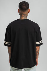 HEAVY OVERSIZE ARMSTRIPE LOGO T-SHIRT