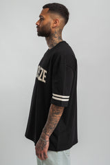 HEAVY OVERSIZE ARMSTRIPE LOGO T-SHIRT