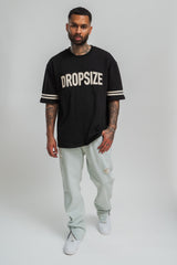 HEAVY OVERSIZE ARMSTRIPE LOGO T-SHIRT