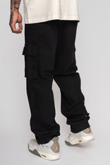 V2 CARGO JEANS SINGLE POCKET BLACK