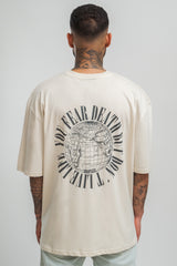 HEAVY FEAR DEATH T-SHIRT COCONUT MILK