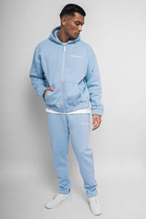 LOGO SWEAT PANTS BABY BLUE