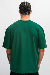 HEAVY OVERSIZE EMBO T-SHIRT GREEN