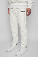 LOGO SWEAT PANT CREAM WHITE