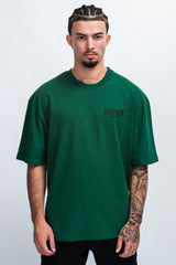 HEAVY OVERSIZE CRIME CLUB T-SHIRT GREEN