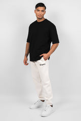 EMBO V2  JOGGER CREAM WHITE