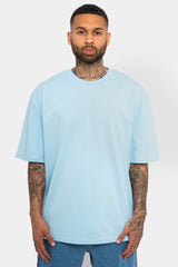 HEAVY QUATTRO T-SHIRT BABY BLUE