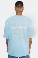 HEAVY QUATTRO T-SHIRT BABY BLUE