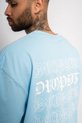 HEAVY QUATTRO T-SHIRT BABY BLUE