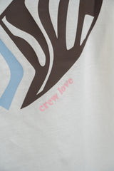 HEAVY BROKEN HEART T-SHIRT CREAM WHITE