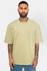 HEAVY HD FRONT LOGO T-SHIRT PISTACHIO