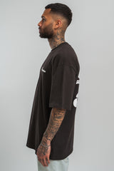 HEAVY GROW RICH T-SHIRT WASHED BLACK