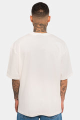 HEAVY OVERSIZE LOGO T-SHIRT COCONUT CREAM