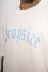 HEAVY OVERSIZE LOGO T-SHIRT COCONUT CREAM