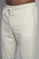 TRACK PANTS CREAM WHITE