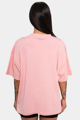 HEAVY BIG LOGO T-SHIRT PINK