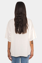 HEAVY CREW T-SHIRT CREAM/ BABY BLUE