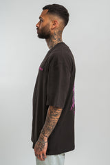 HEAVY SKY IS THE LIMIT T-SHIRT WASHED BLACK