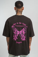 HEAVY SKY IS THE LIMIT T-SHIRT WASHED BLACK