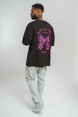 HEAVY SKY IS THE LIMIT T-SHIRT WASHED BLACK