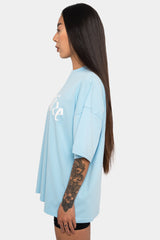 HEAVY BIG LOGO T-SHIRT BABY BLUE