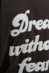 HEAVY DREAM WITHOUT FEAR T-SHIRT WASHED BLACK