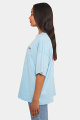 HEAVY BROKEN HEART T-SHIRT BABY BLUE