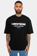 HEAVY OVERSIZE CLOUD BUSTER T-SHIRT BLACK