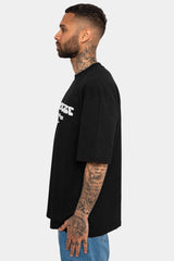 HEAVY OVERSIZE CLOUD BUSTER T-SHIRT BLACK