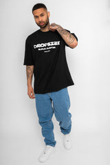 HEAVY OVERSIZE CLOUD BUSTER T-SHIRT BLACK