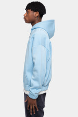 SUPER HEAVY OVERSIZED HD PRINT ZIP-HOODIE BABY BLUE
