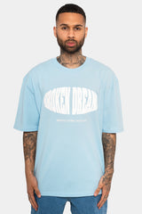 HEAVY BROKEN DREAMS T-SHIRT BABY BLUE