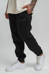 HEAVY HD PRINT JOGGER BLACK