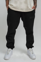 HEAVY HD PRINT JOGGER BLACK