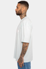 HEAVY OVERSIZE LOGO T-SHIRT SALT AIR