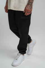 HEAVY HD PRINT JOGGER BLACK