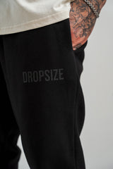 HEAVY HD PRINT JOGGER BLACK