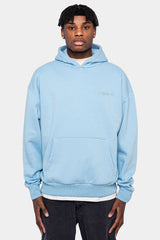 HEAVY OVERSIZE SCORPION DESIGN HOODIE BABY BLUE