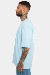 HEAVY CREW T-SHIRT BABY BLUE