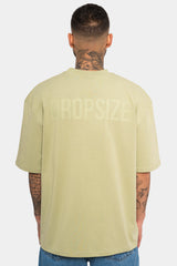 HEAVY OVERSIZE HD PRINT T-SHIRT PISTACHIO