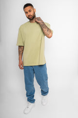 HEAVY OVERSIZE HD PRINT T-SHIRT PISTACHIO