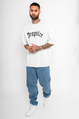 HEAVY OVERSIZE LOGO T-SHIRT WHITE