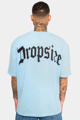 HEAVY OVERSIZE BACKPRINT T-SHIRT BABY BLUE