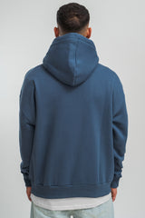 LOGO DESIGN HOODIE CHINA BLUE