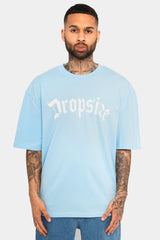 HEAVY OVERSIZE LOGO T-SHIRT BABY BLUE