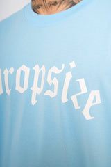 HEAVY OVERSIZE LOGO T-SHIRT BABY BLUE